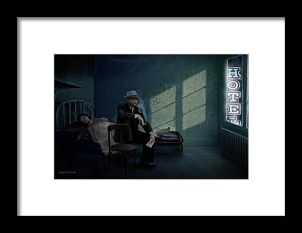 Hotel Room Framed Print featuring the photograph I Remember You Well in The Chelsea Hotel by Aleksander Rotner