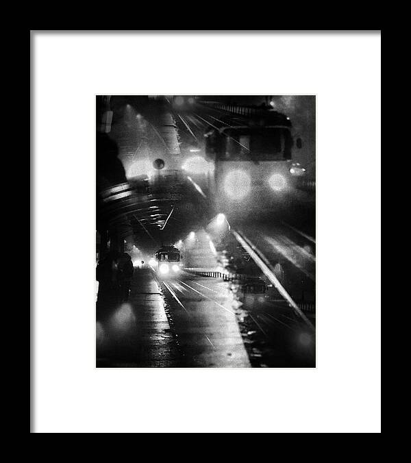 Train Framed Print featuring the photograph I Think I Met You That Night by Paul Suciu
