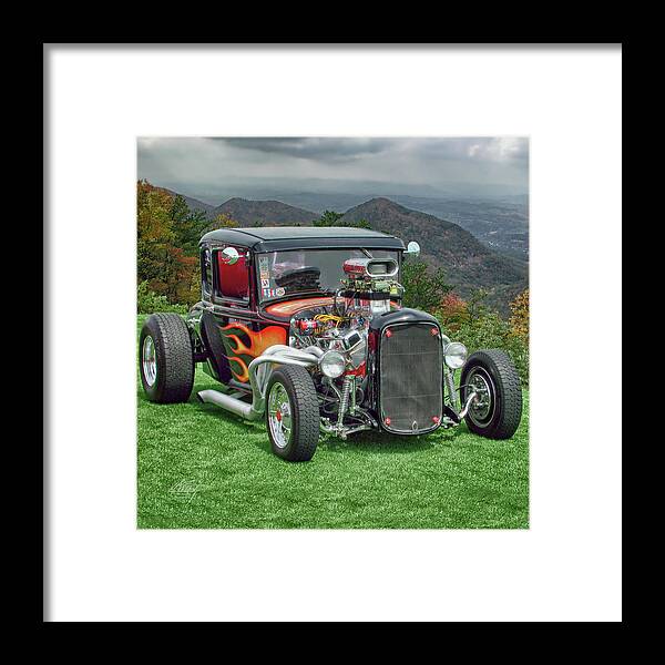 Model A Framed Print featuring the photograph I was drivin' that Model A by Michael Frank