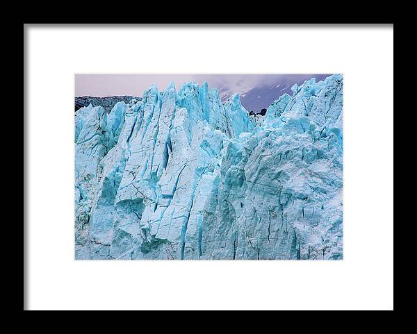 Alaska Framed Print featuring the photograph Ice Blue by Anthony Jones