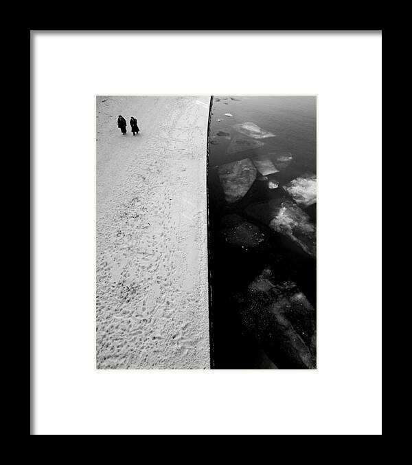 January Framed Print featuring the photograph Ice Cubes by Piotr Wiszniewski