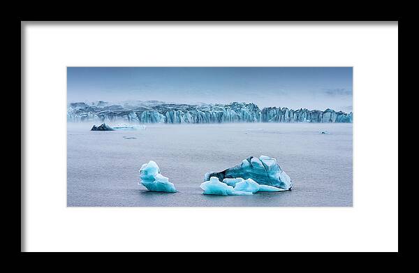 Lagoon Framed Print featuring the photograph Ice Lagoon by Ingi T. Bjrnsson