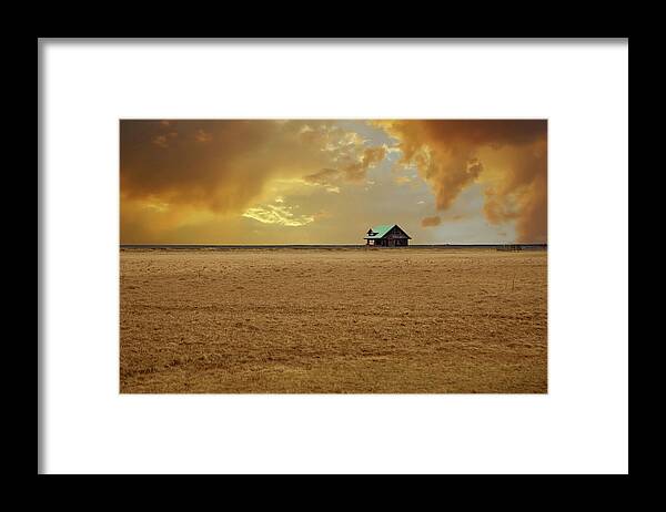 Landscape Framed Print featuring the photograph Iceland Countryside by Kathryn McBride