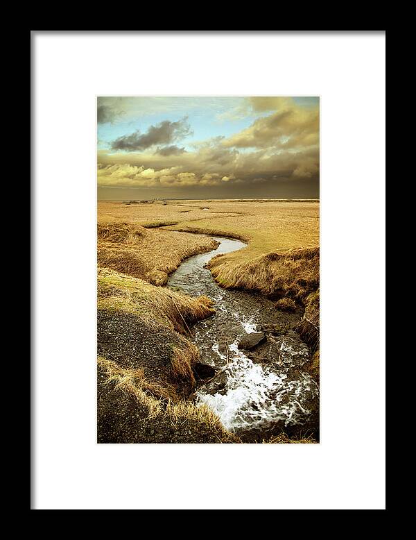 Iceland Framed Print featuring the photograph Iceland Creek by Kathryn McBride
