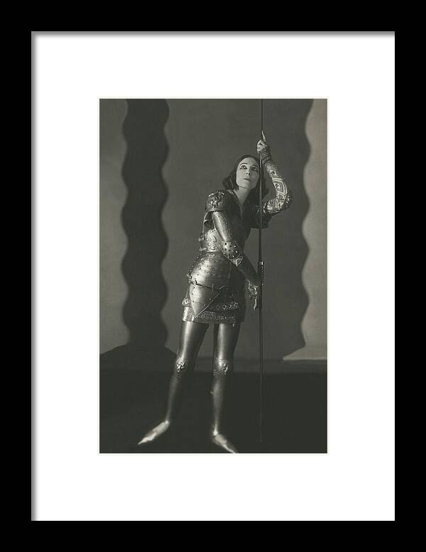 #new2022 Framed Print featuring the photograph Ida Rubinstein As Saint Sebastian by Wladimir Rehbinder