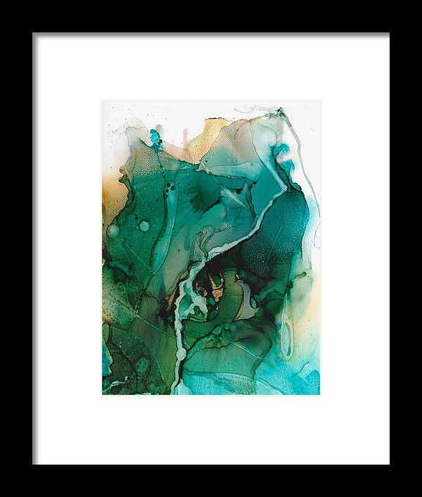 Abstract Framed Print featuring the painting If You Have to Ask by Christy Sawyer