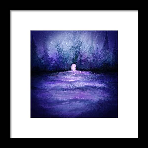 Art Framed Print featuring the digital art Illustration by Illustrations By Annemarie Rysz