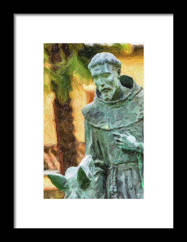 Cotignola Framed Print featuring the photograph ILLUSTRATION Saint Francis by Vivida Photo PC