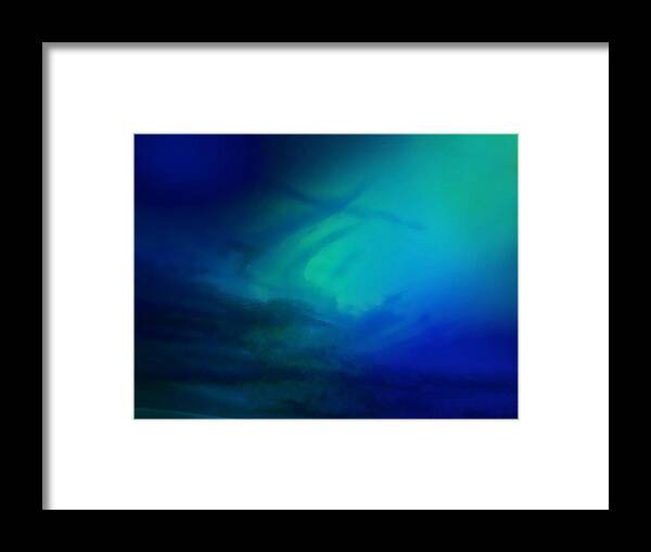Abstract Framed Print featuring the photograph Impending by Judy Kennedy