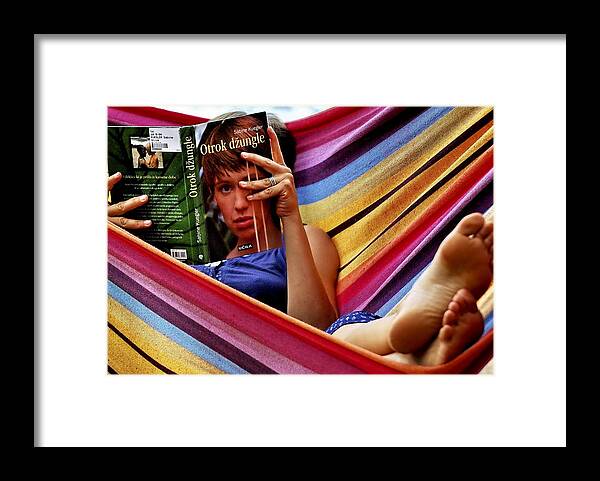 Book Framed Print featuring the photograph In Book by :o: Dartef Pristov