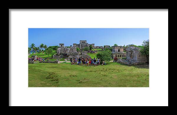 Mexico Framed Print featuring the photograph In the footsteps of the Maya by Sun Travels