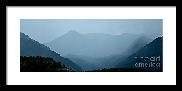 Rain Framed Print featuring the photograph In the Mist by Dorrene BrownButterfield