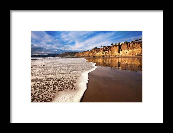 Tranquility Framed Print featuring the photograph Incoming Wave by Mimi Ditchie Photography