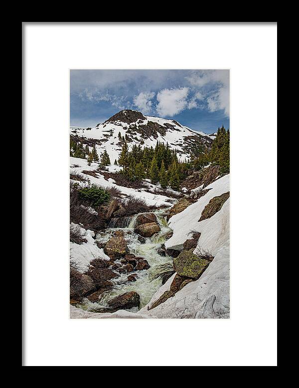 Aspen Framed Print featuring the photograph Independence Pass Stream by Al Hann