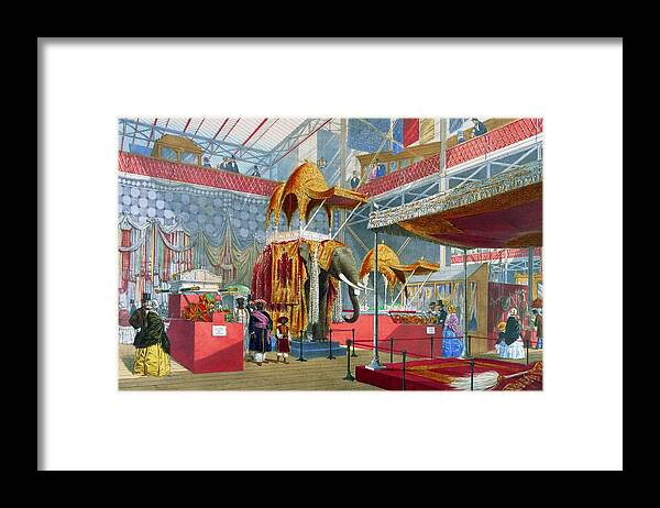 Hyde Park Framed Print featuring the digital art India Display by Hulton Archive