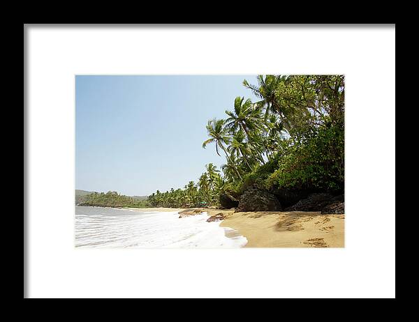 Scenics Framed Print featuring the photograph India, Goa, Kola Beach by Sydney James