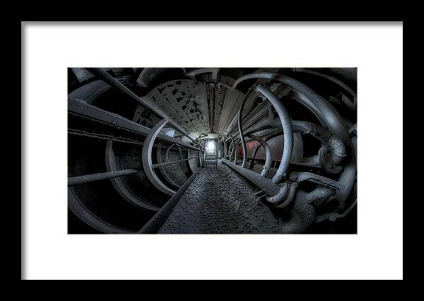 Industry Framed Print featuring the photograph Inside The Pipe by Francois Casanova