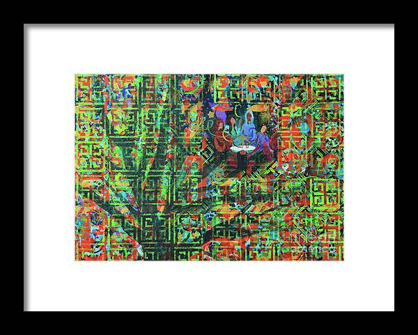 Beautiful Framed Print featuring the painting Inside the Tree of Life by Jeanette French