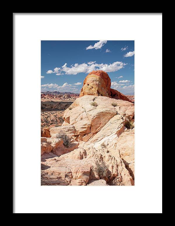Valley Of Fire State Park Framed Print featuring the photograph Inside Valley of Fire State Park by Kristia Adams