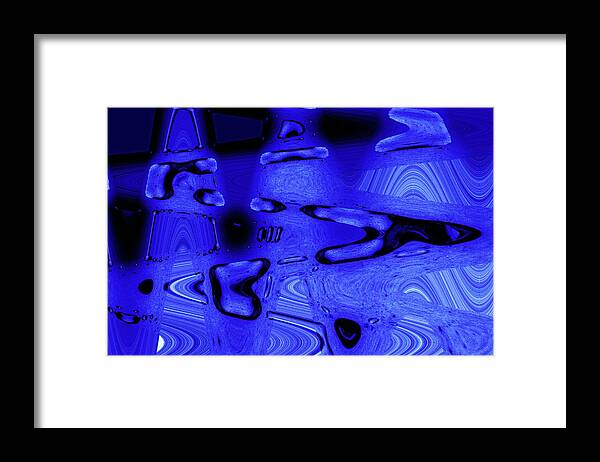 Abstract Framed Print featuring the photograph Interrupted Reality by Ira Marcus