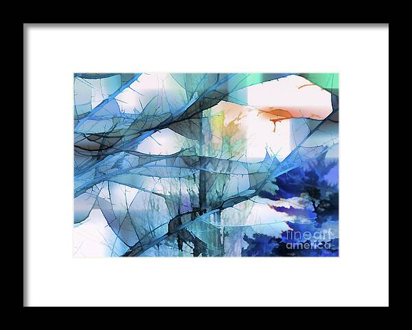 Abstract Framed Print featuring the photograph Into The Mystic by Robyn King