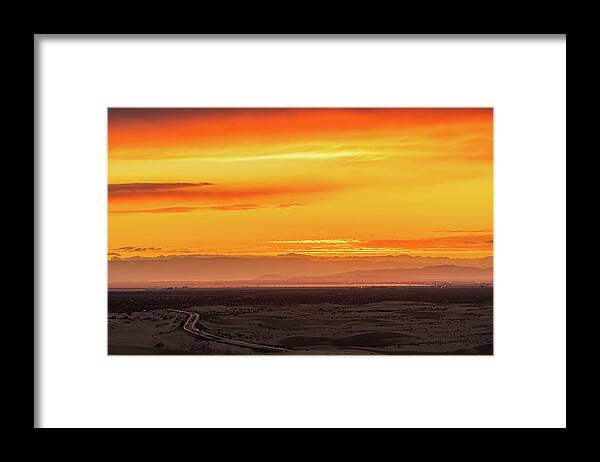 Sunset Framed Print featuring the photograph Into the Sunset by Local Snaps Photography