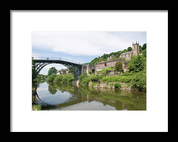 Arch Framed Print featuring the photograph Ironbridge In Telford by Dageldog