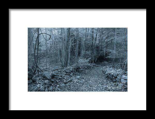  Stone Walls Framed Print featuring the photograph Is This The Way by Mike Eingle