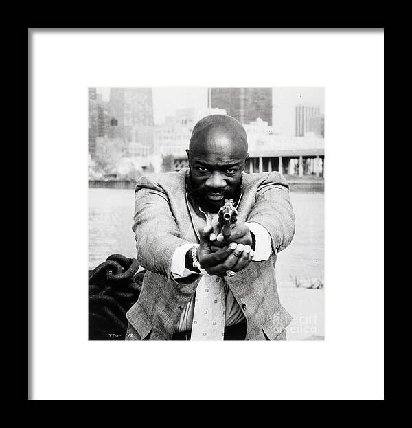 People Framed Print featuring the photograph Isaac Hayes In Three Tough Guys by Bettmann