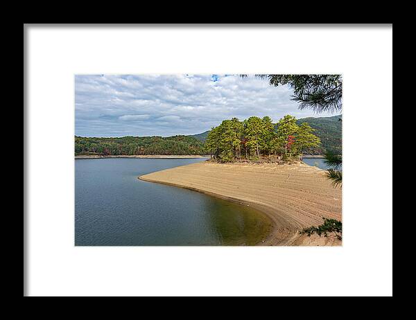 Trees Framed Print featuring the photograph Island of Trees by Joe Leone