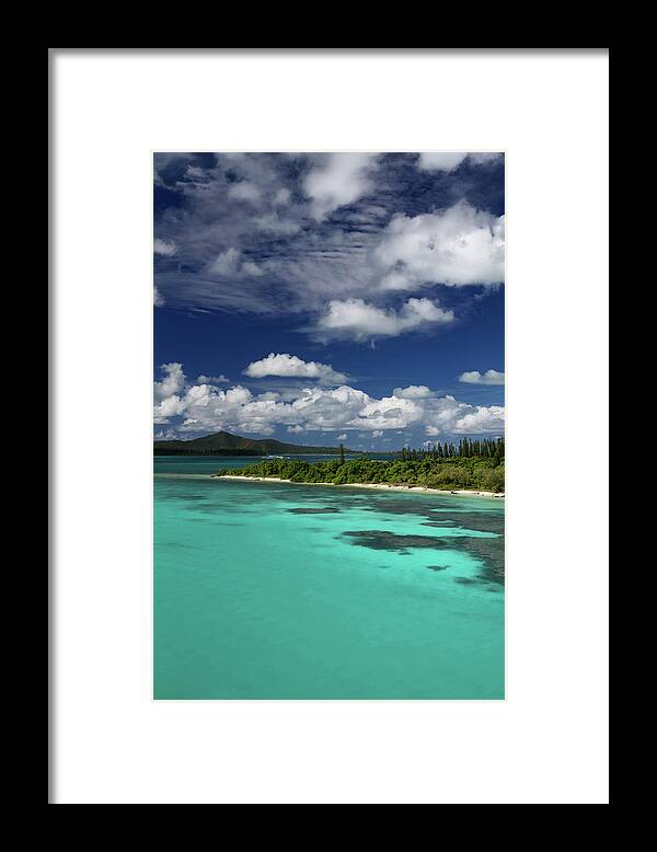 Scenics Framed Print featuring the photograph Islet Coral Lagoon by Mako Photo