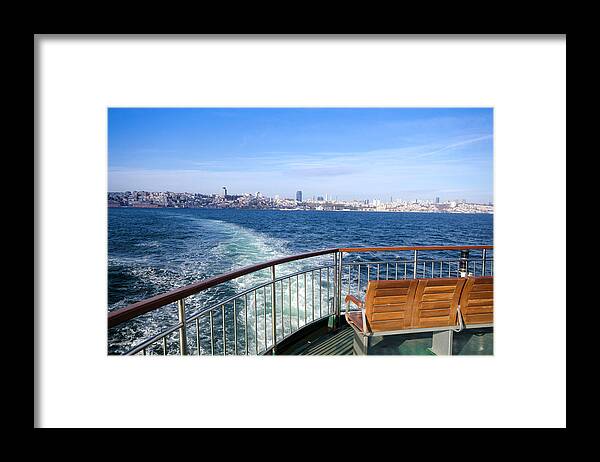 Istanbul Framed Print featuring the photograph Istanbul Bosphorus by Istanbulimage