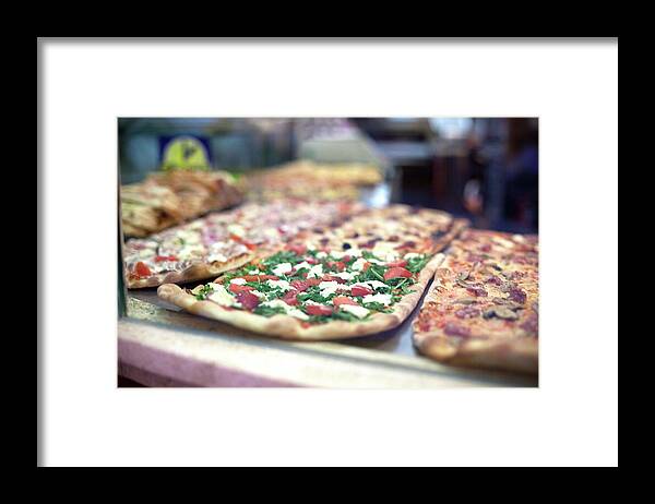 Unhealthy Eating Framed Print featuring the photograph Italian Pizza by Nico De Pasquale Photography