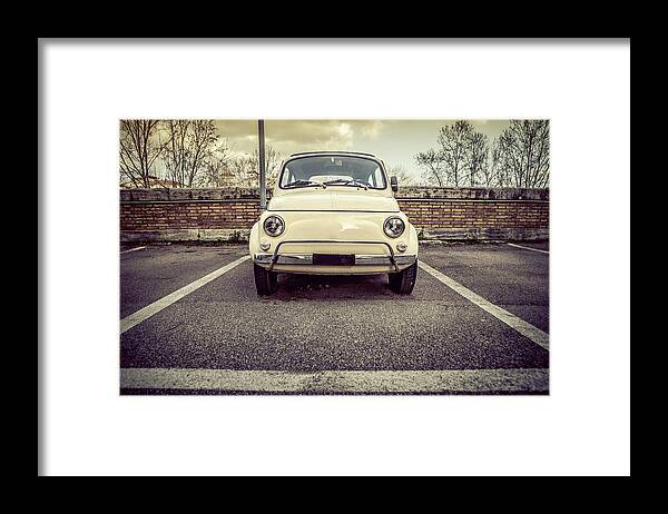 Car Framed Print featuring the photograph Italian Vintage Classic Car by Piola666