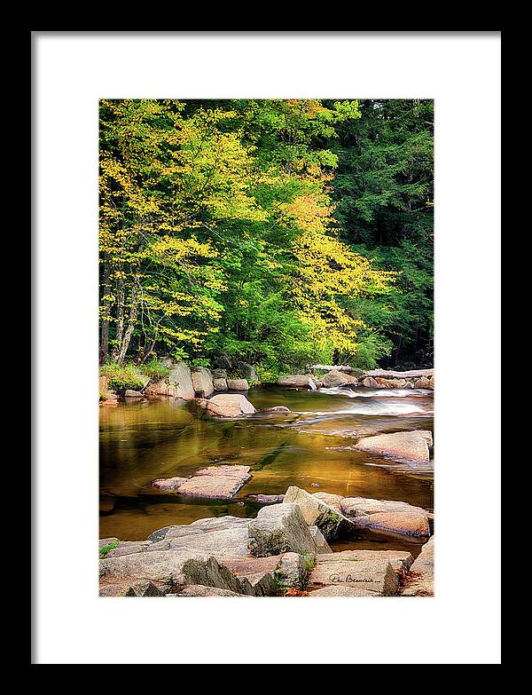 Foliage Framed Print featuring the photograph Jackson Falls 2194 by Dan Beauvais