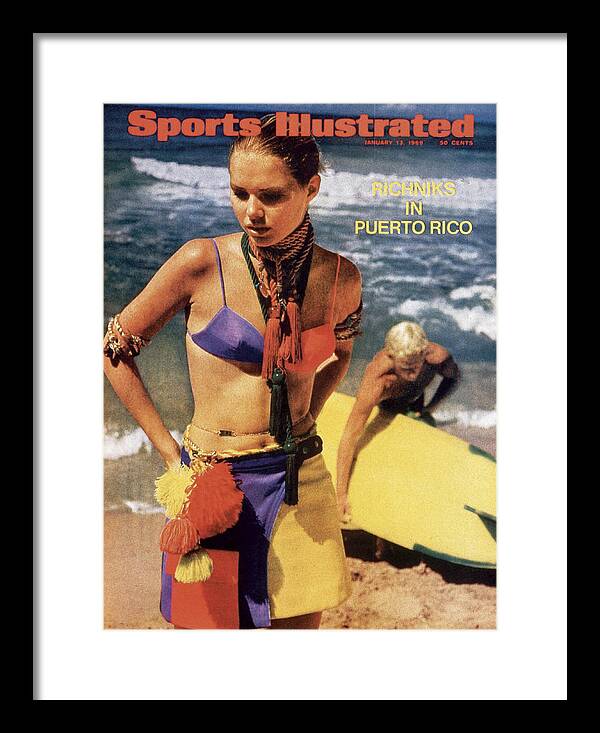 Social Issues Framed Print featuring the photograph Jamee Becker Swimsuit 1969 Sports Illustrated Cover by Sports Illustrated