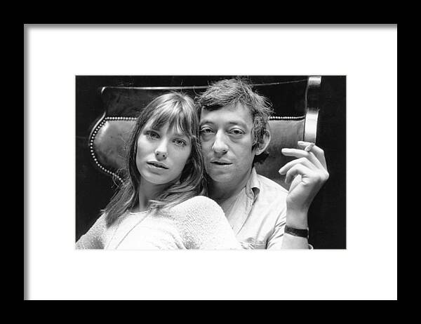 Music Framed Print featuring the photograph Jane Et Serge by Reg Lancaster
