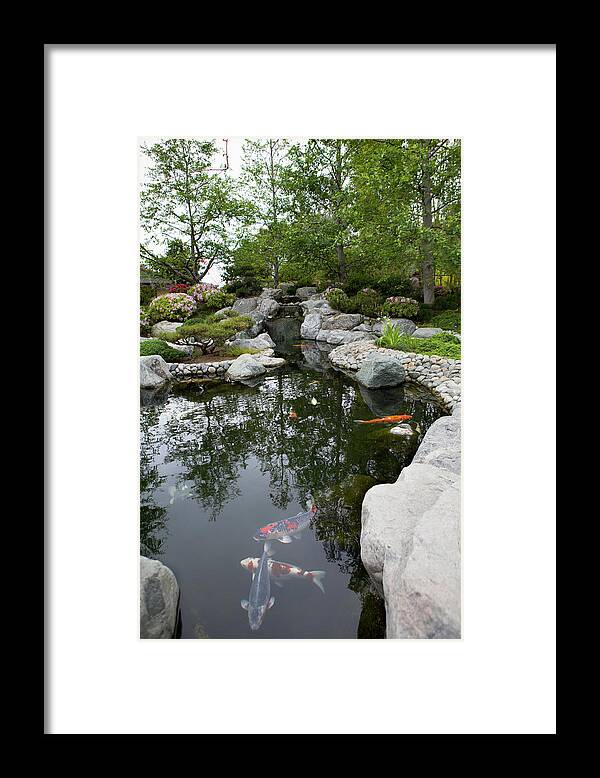 Landscape Framed Print featuring the photograph Japanese Friendship Garden by Meltonmedia