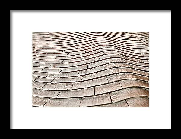 Outdoors Framed Print featuring the photograph Japanese Wooden Roof by By Kiko Yera
