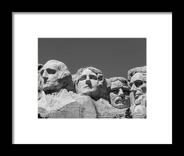 Mt. Rushmore National Memorial Framed Print featuring the photograph Jefferson's Salon by Joe Kopp