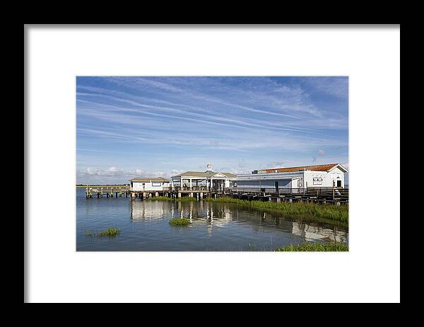 Jekyll Island Framed Print featuring the photograph Jekyll Island Wharf by Fran Gallogly