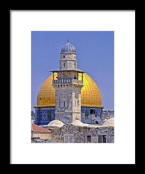 Tranquility Framed Print featuring the photograph Jerusalem by Sigurd66 Photography