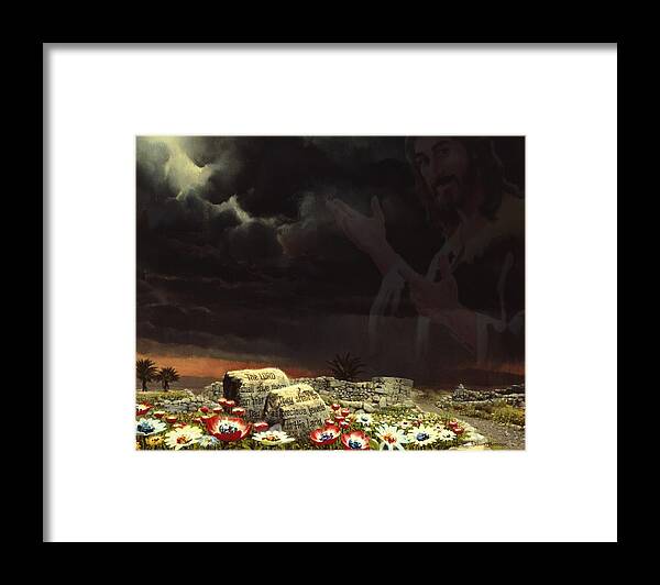 Friend Framed Print featuring the painting Jesus and His Jewels by Graham Braddock
