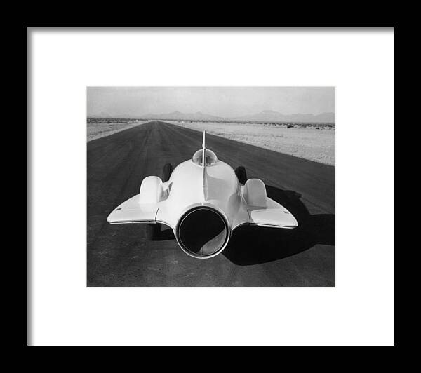 1950-1959 Framed Print featuring the photograph Jet Car by Fpg