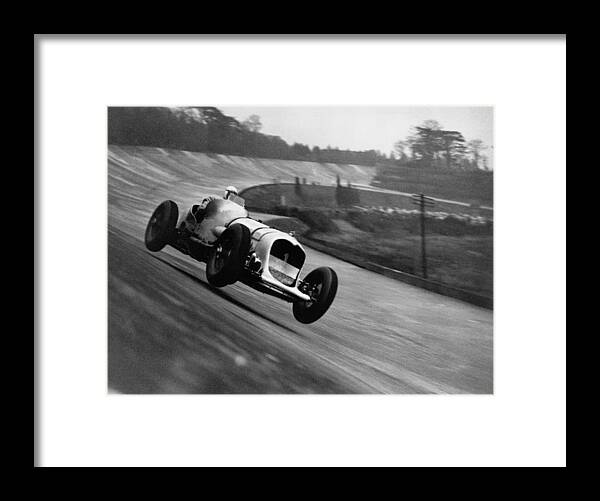 People Framed Print featuring the photograph John Cobb Racing by Topical Press Agency