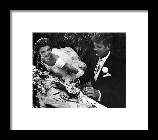Editors' Picks Framed Print featuring the photograph John Fitzgerald Kennedy by Lisa Larsen
