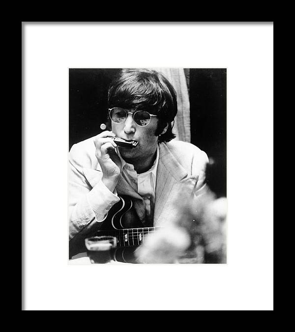 John Lennon Framed Print featuring the photograph John Lennon by Robert Whitaker