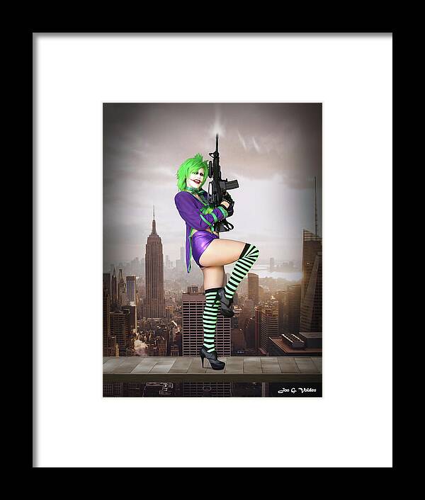Joker Framed Print featuring the photograph Joker is Wild by Jon Volden