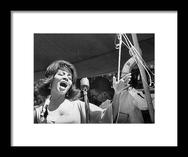 Lifenotown Framed Print featuring the photograph Joya Sherrill by Ted Russell
