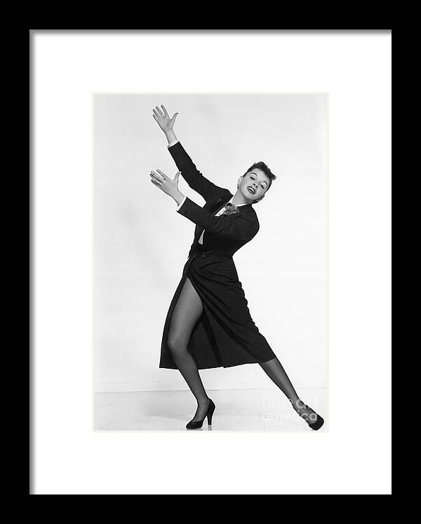 Singer Framed Print featuring the photograph Judy Garland In A Publicity Still by Bettmann
